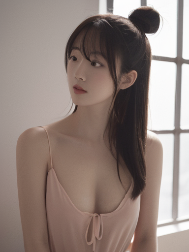 黑色长发与年轻形象：打造时尚与个性的完美结合